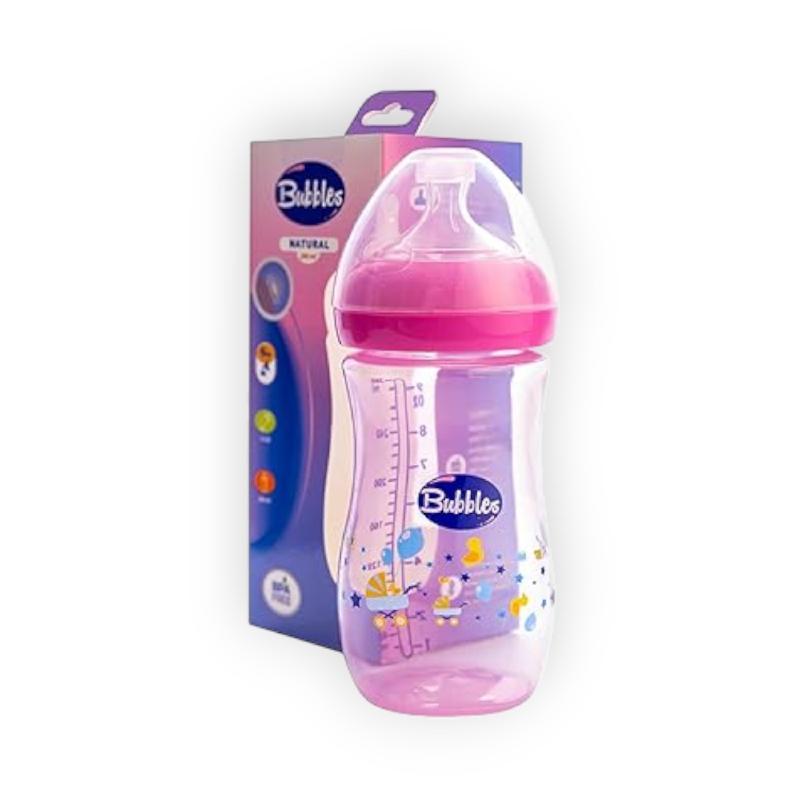CANDY BABY FEEDING BOTTLE 3+ MONTH 280ML PINK