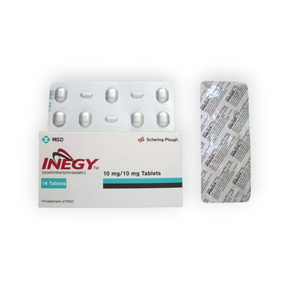 INEGY 10 MG/10 MG 14 TABLET