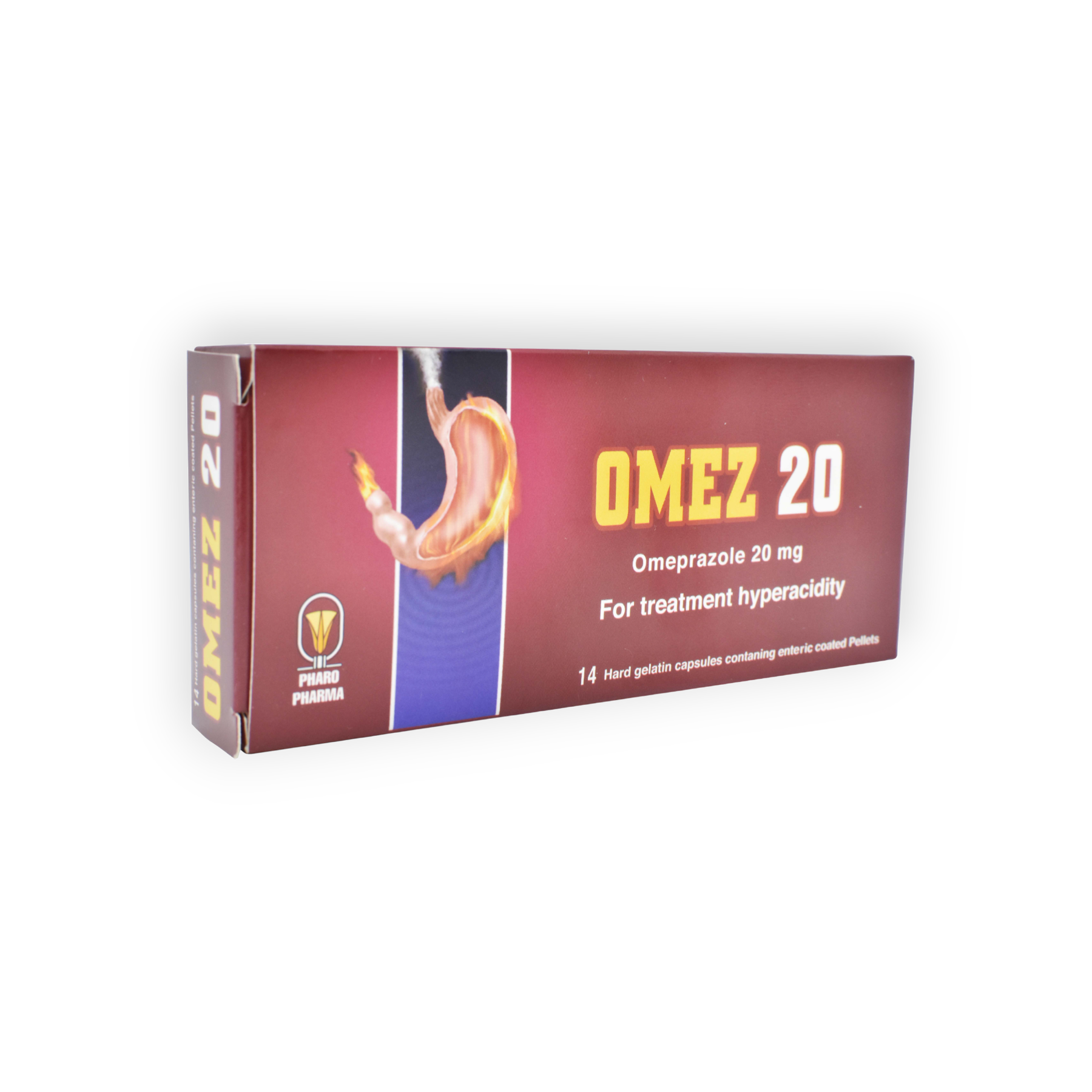 OMEZ 20 MG 14 CAPSULES