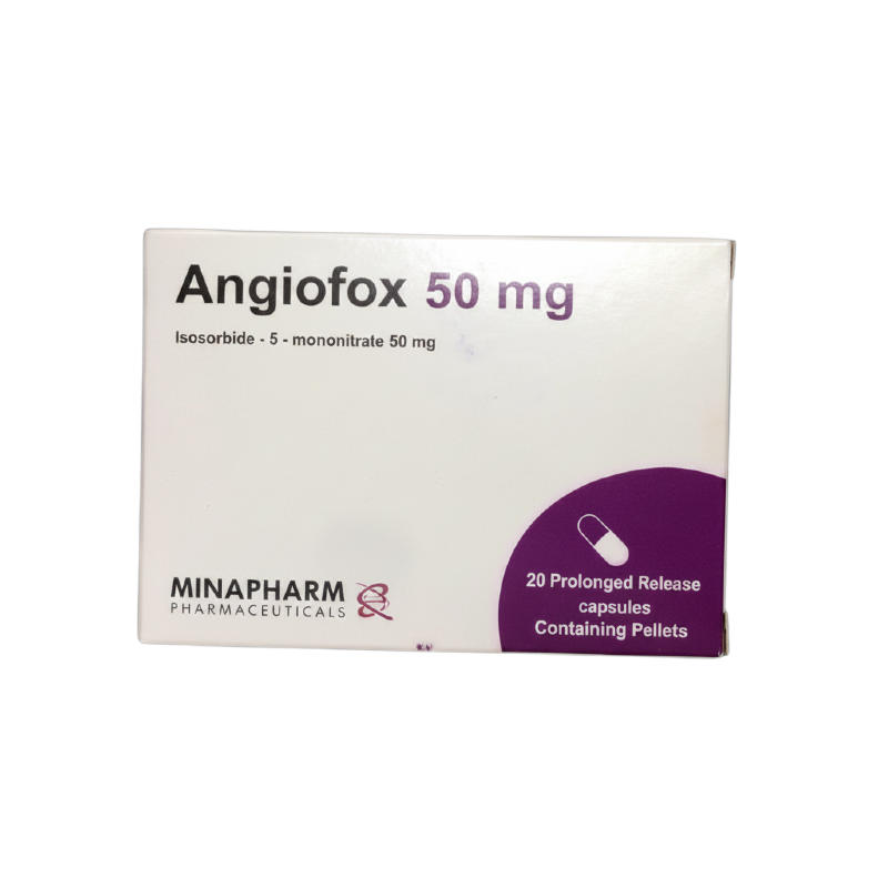 ANGIOFOX 50MG 20 CAPSULES
