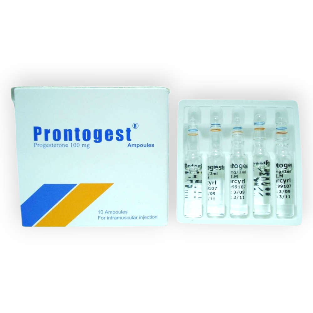 PRONTOGEST 100 MG 10 AMPULES