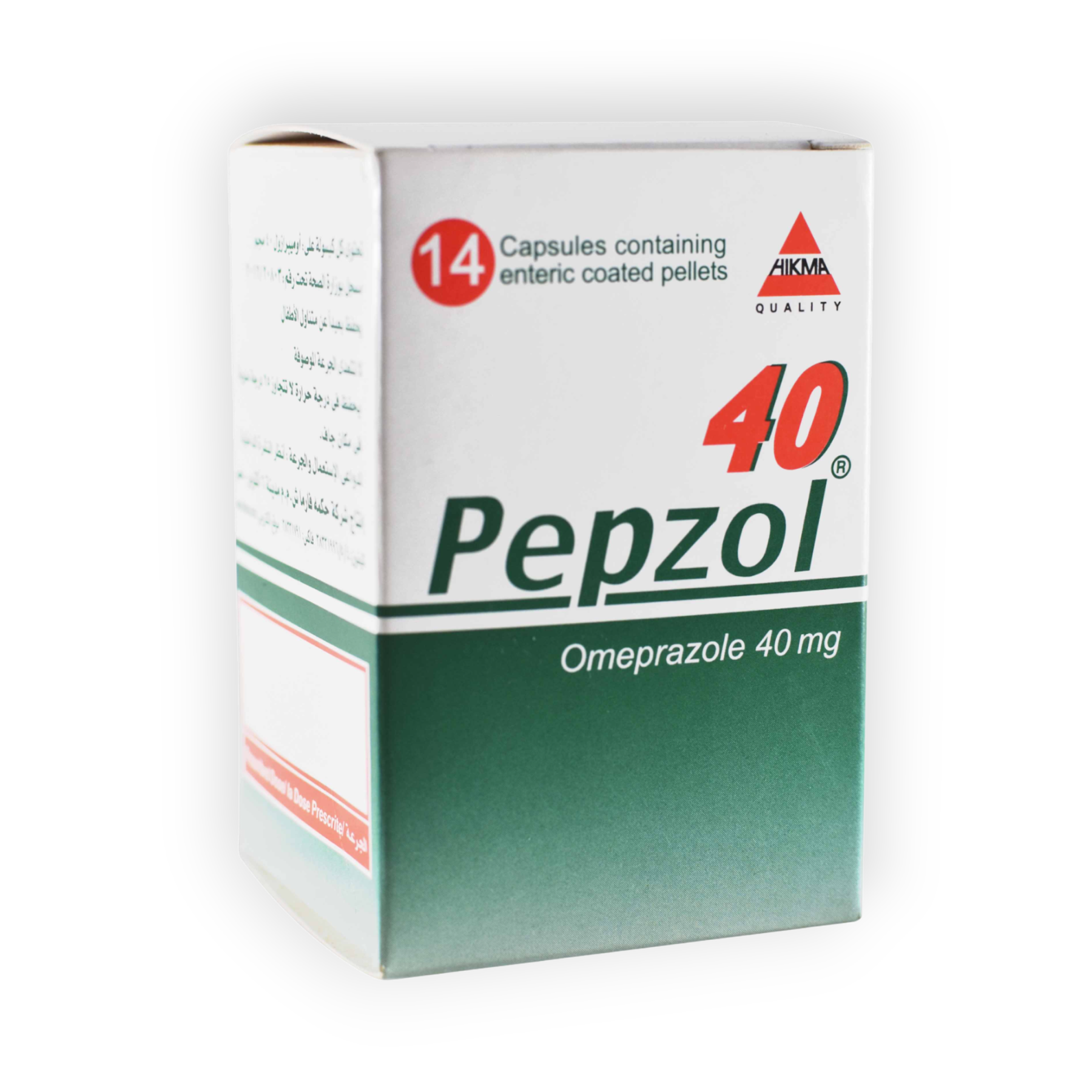 PEPZOL 40 MG 14 CAPSULES