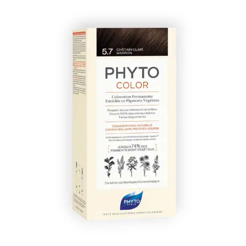 PHYTO COLOR LIGHT CHESTNUT BROWN 5.7
