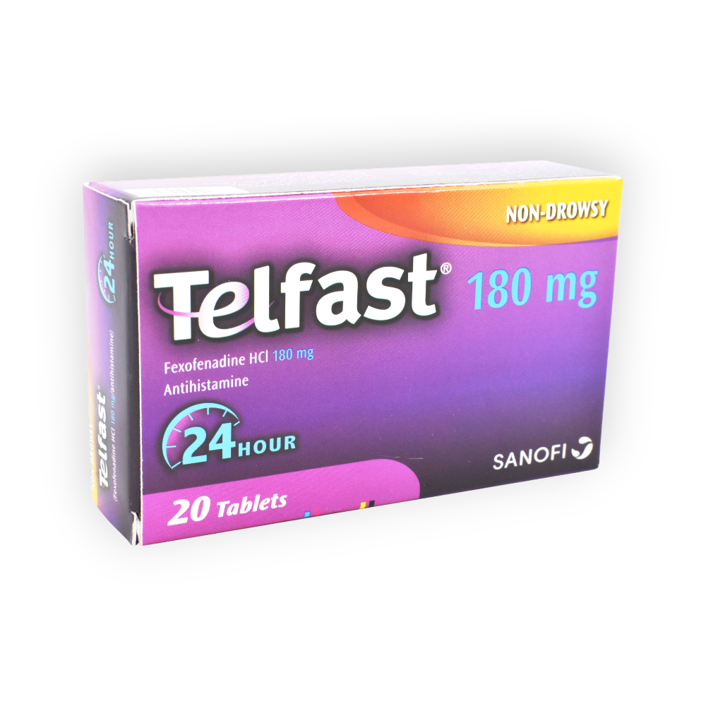 TELFAST 180 MG 20 TABLET