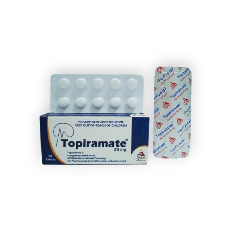 TOPIRAMATE 25 MG 30 TABLET