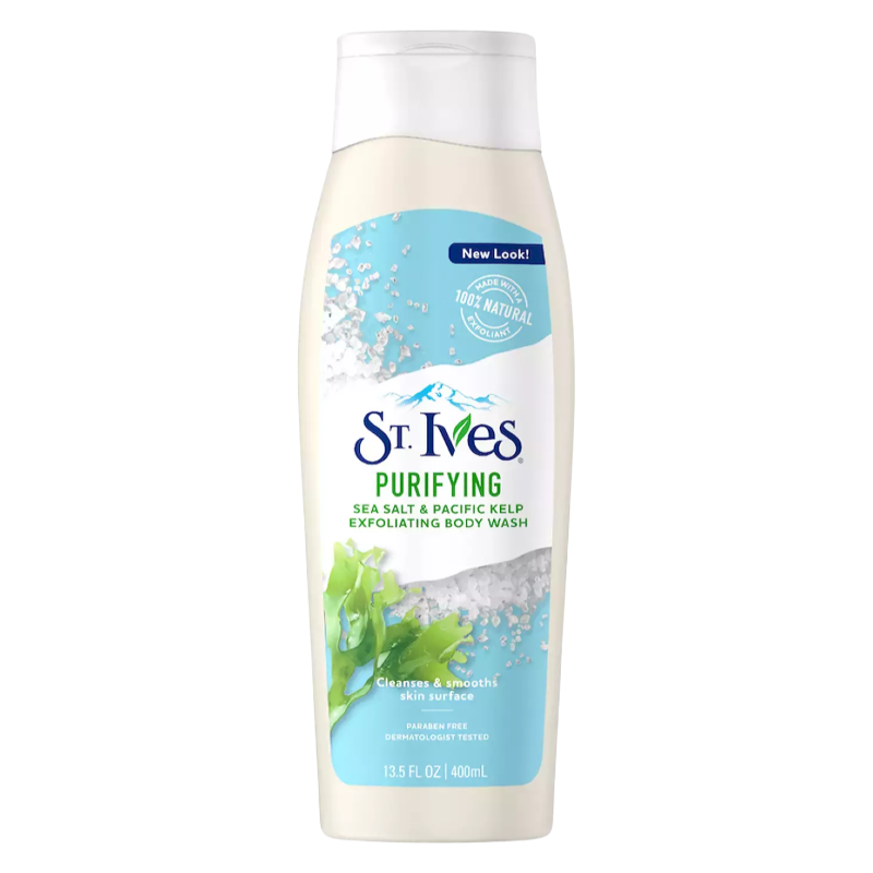 ST.IVES CLEANSES&EXFOLIATES BODY WASH400ML