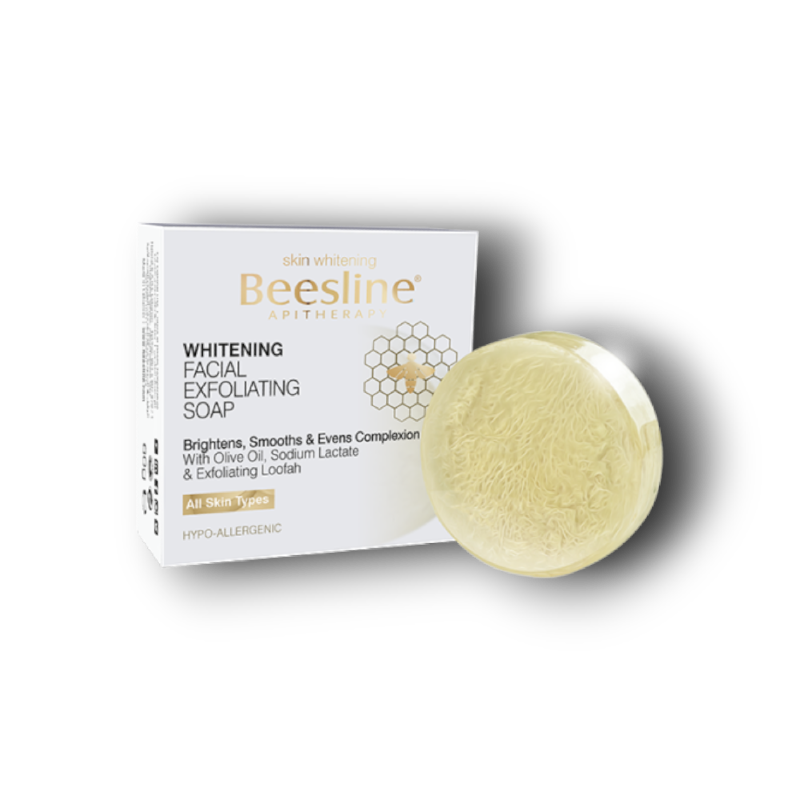 BEESLINE WHITENING FACIAL EXFOLIATING SOAP 85GM
