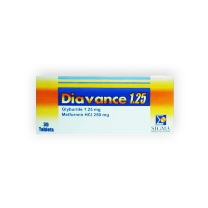 DIAVANCE 1.25 MG 30 TABLET