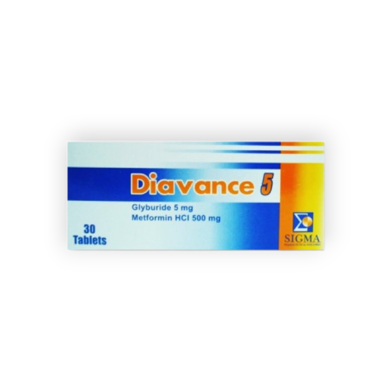 DIAVANCE 5 MG 30 TABLET