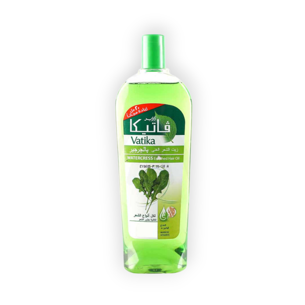 VATIKA HAIR OIL WATERCRESS 180ML 10% DISCOUNT