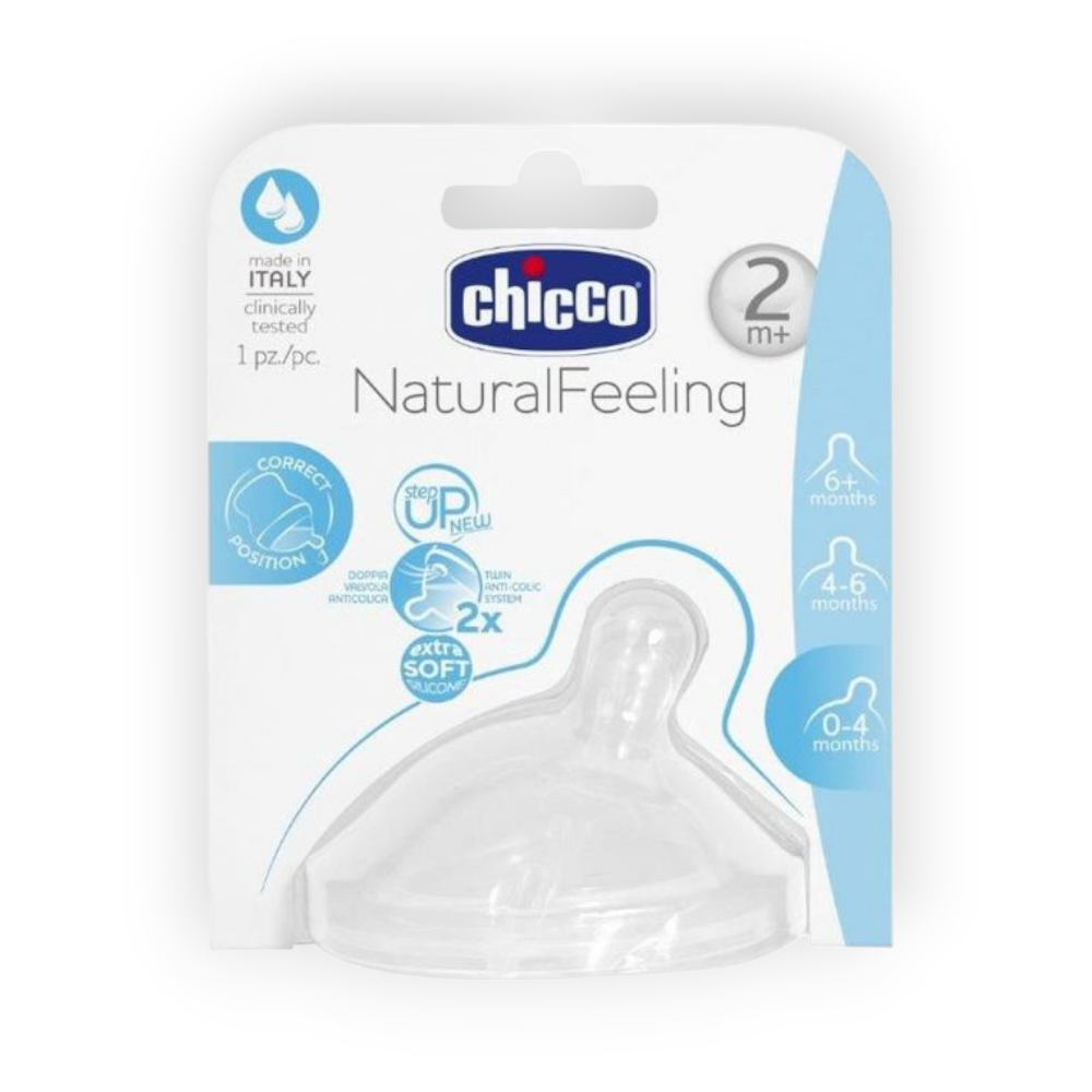 CHICOO NATURAL FEELING TEAT 2+MONTH *8209