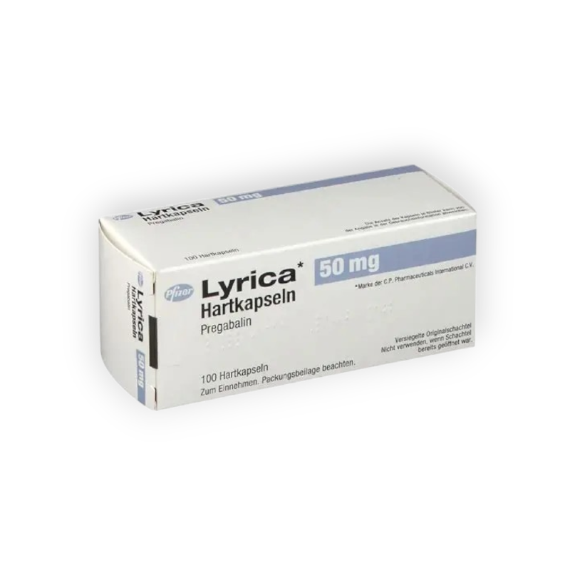 LYRICA 50 MG 20 CAPSULES