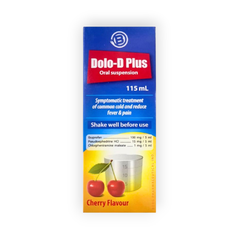 DOLO D PLUS SYRP 115ML
