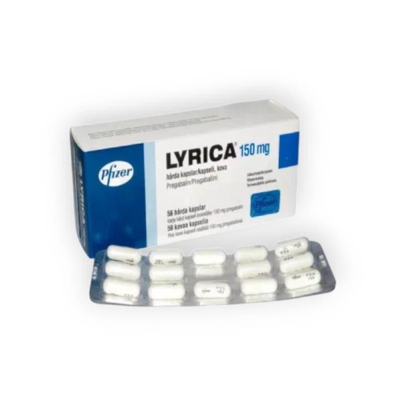 LYRICA 150 MG 20 CAPSULES