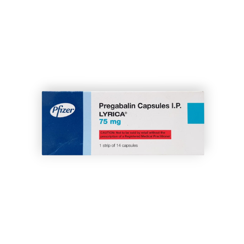 LYRICA 75 MG 20 CAPSULES