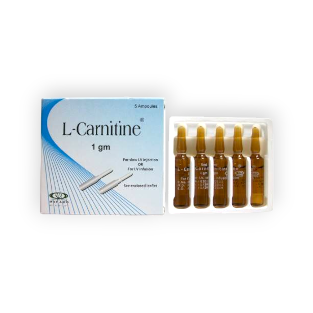 L - CARNITINE 1 GM / 5 ML 5 AMPULES