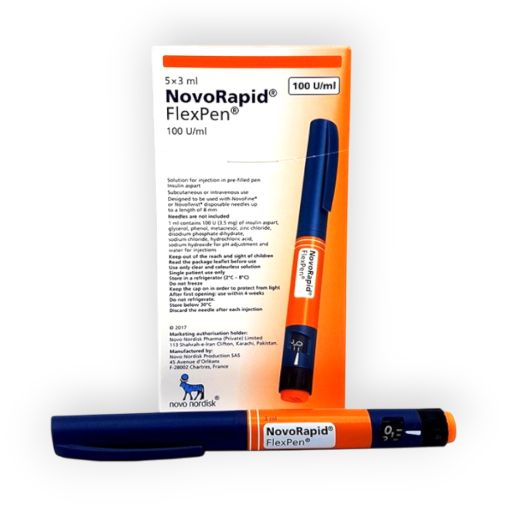 NOVORAPID FLEXPEN 100 U 5 PEN