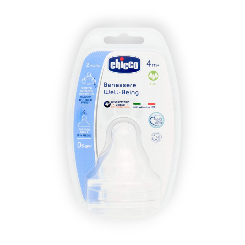 CHICCO BENESSERE +4M 2 PCS 