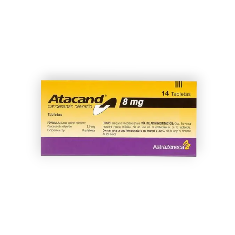 ATACAND  8 MG  14 TABLET