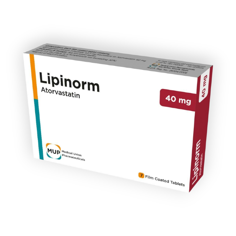 LIPINORM 40 MG 7 TABLET