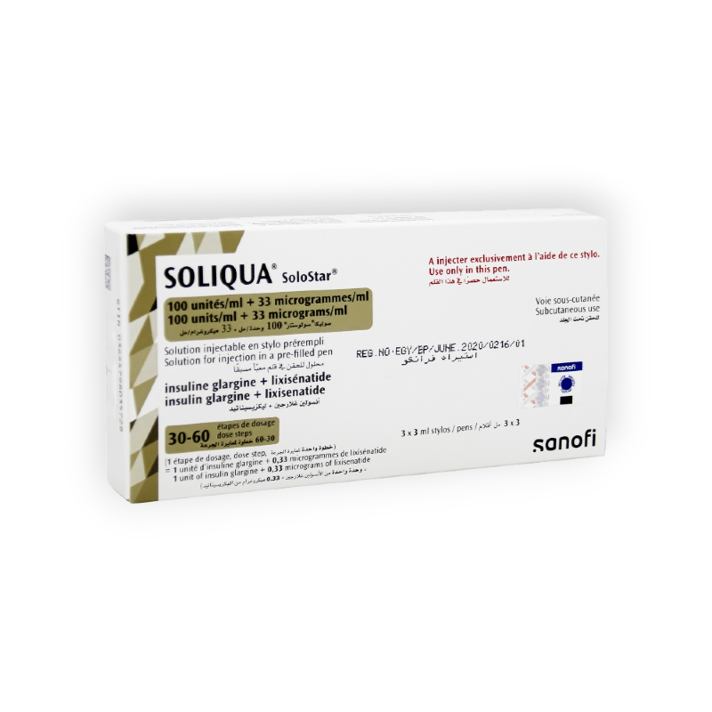 SOLIQUA SOLOSTAR 100/33 3 PEN