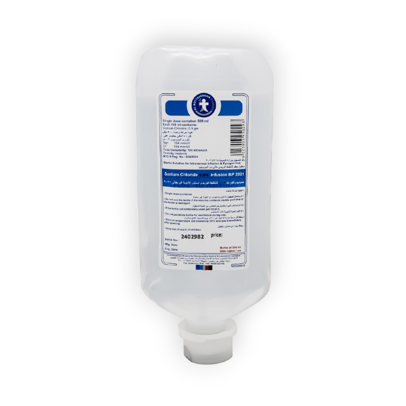 NORMAL SALIN 9 % 500 ML ALMOTAHEDON
