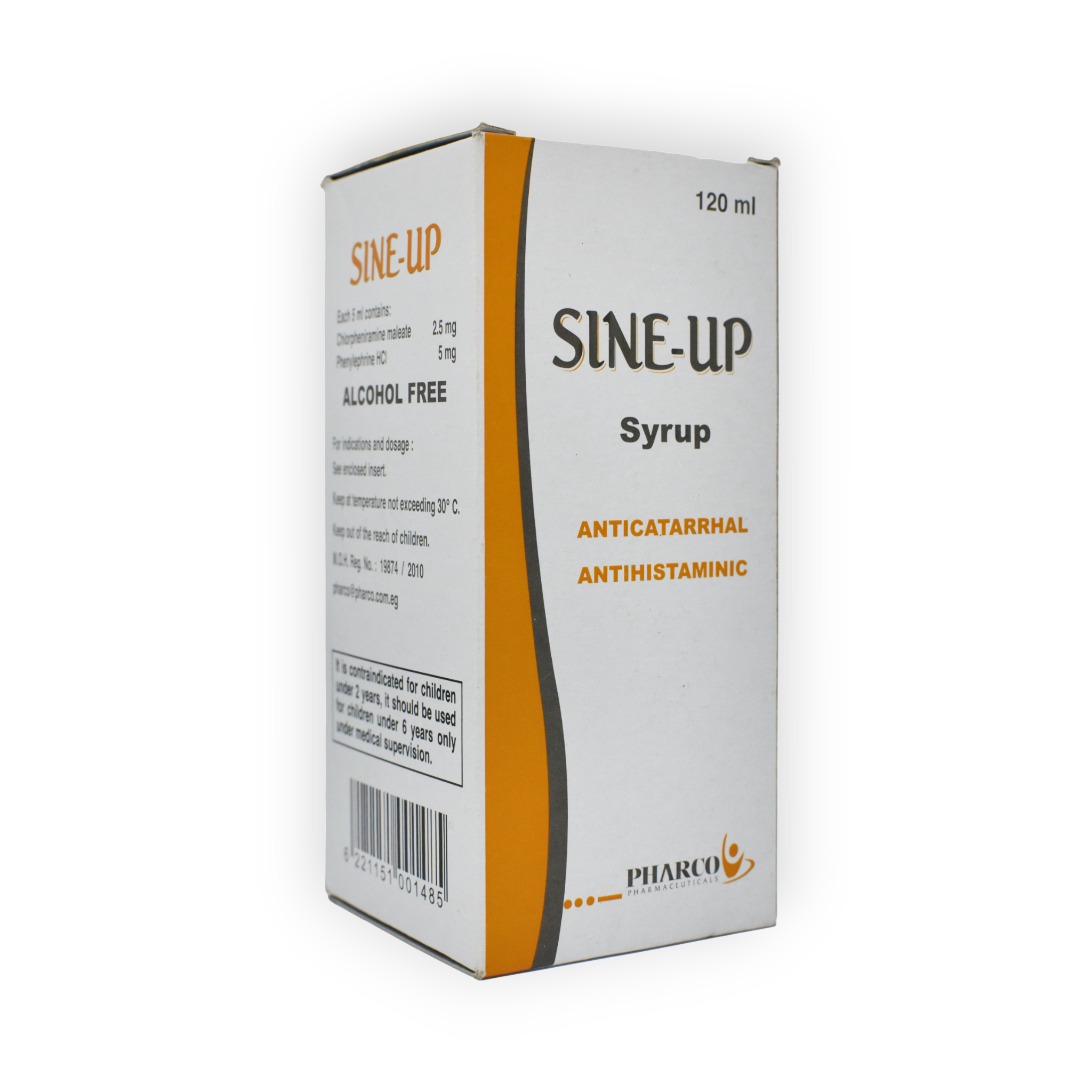 SINE-UP SYRUP 120 ML