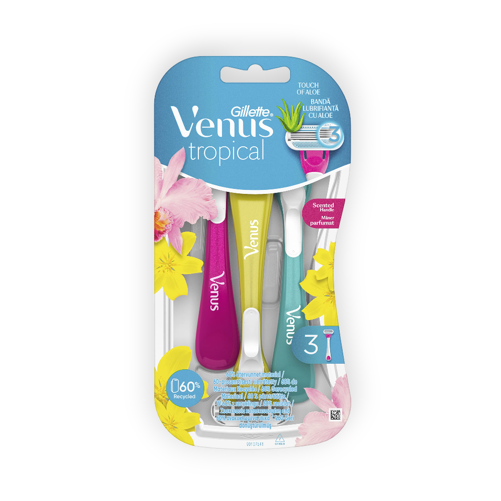 GILLETTE VENUS TROICAL 3 BLADES +3 MACHINE