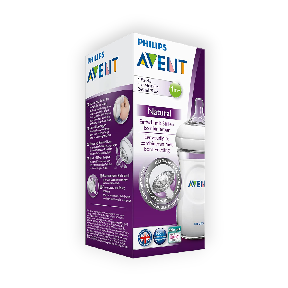 AVENT NATURAL BOTTLE +1 Month 260ML (693/17)