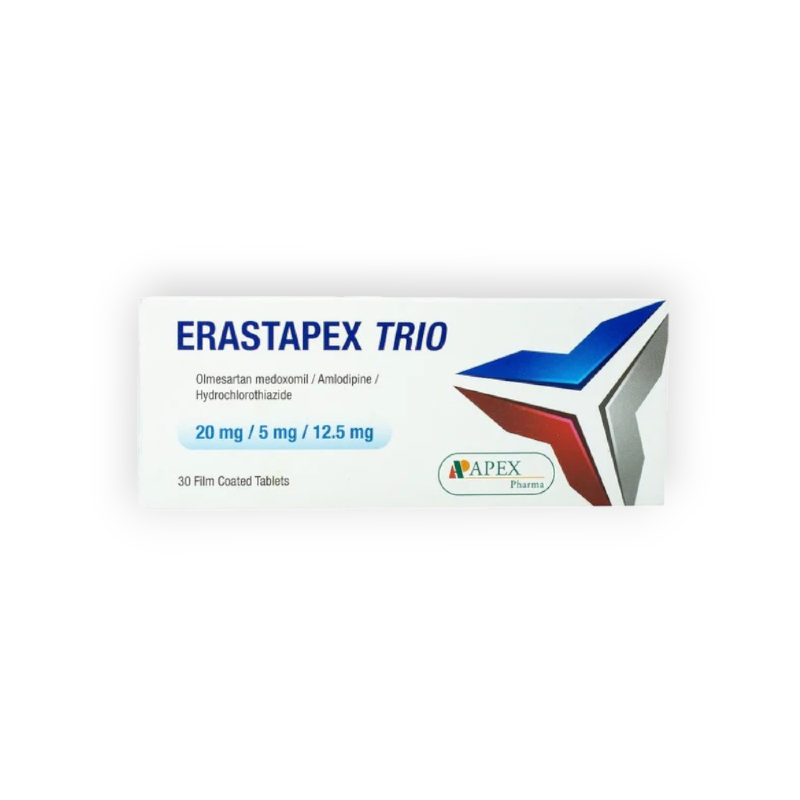 ERASTAPEX TRIO 20 MG/5 MG/12.5 MG 30 TABLET