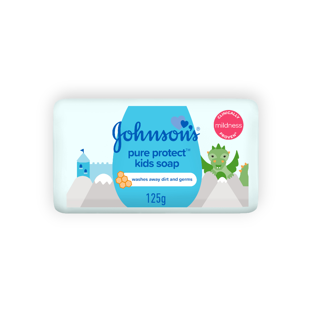 JOHNSONS PURE PROTECT KIDS SOAP 125 GM