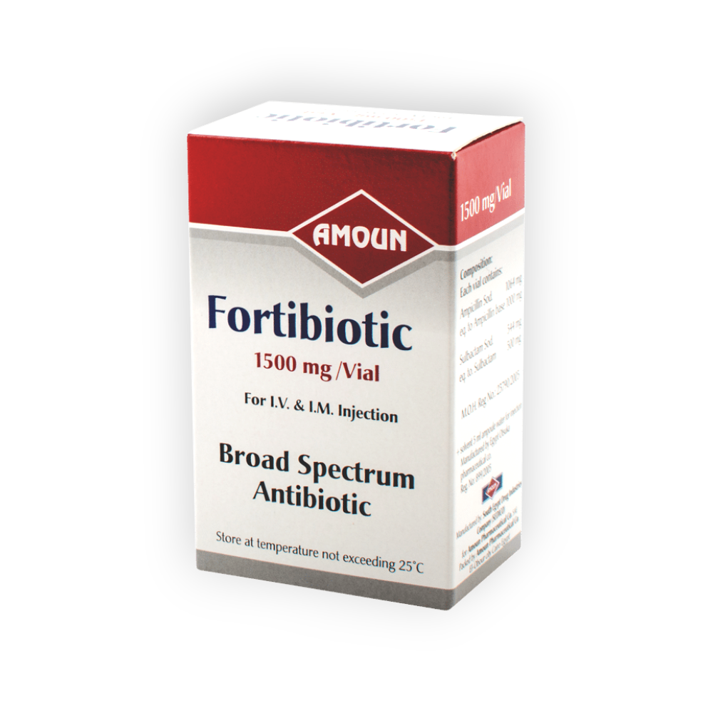 FORTIBIOTIC 1500 MG 1 VIAL