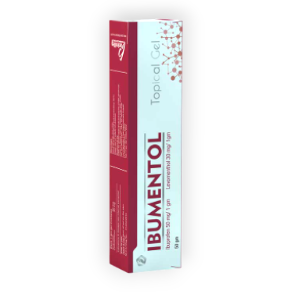 IBUMENTOL TOPICAL GEL 50GM