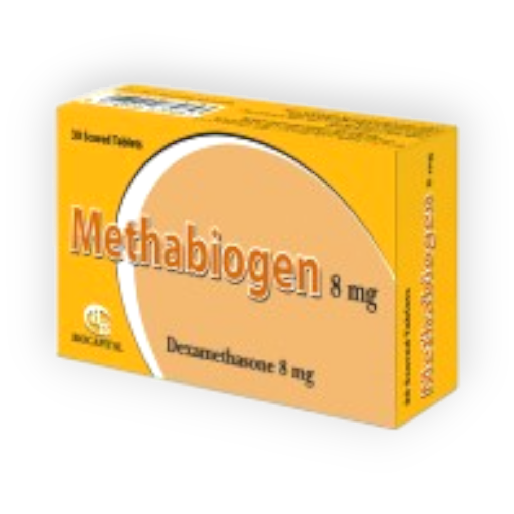 METHABIOGEN 8 MG 30 TABLET