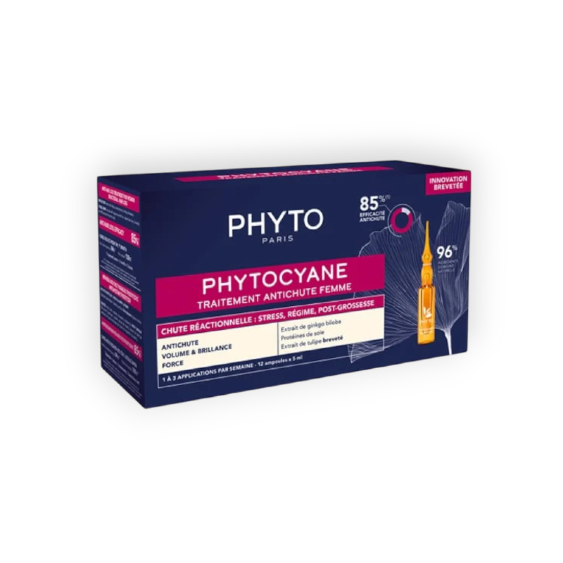 PHYTO PHYTOCYANE THINNING HAIR WOMEN AMPOULES 12AMP