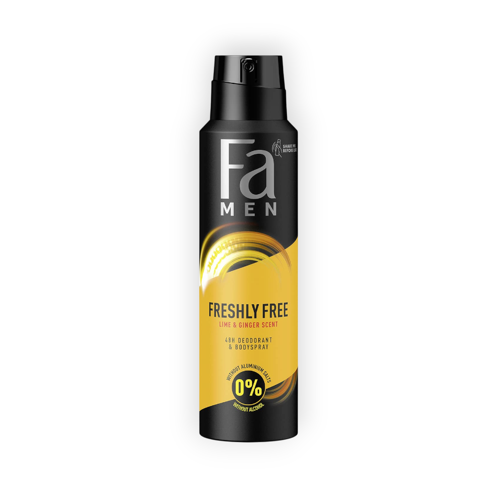 FA MEN FRESHLY FREE LIME &GINGER 150 ML