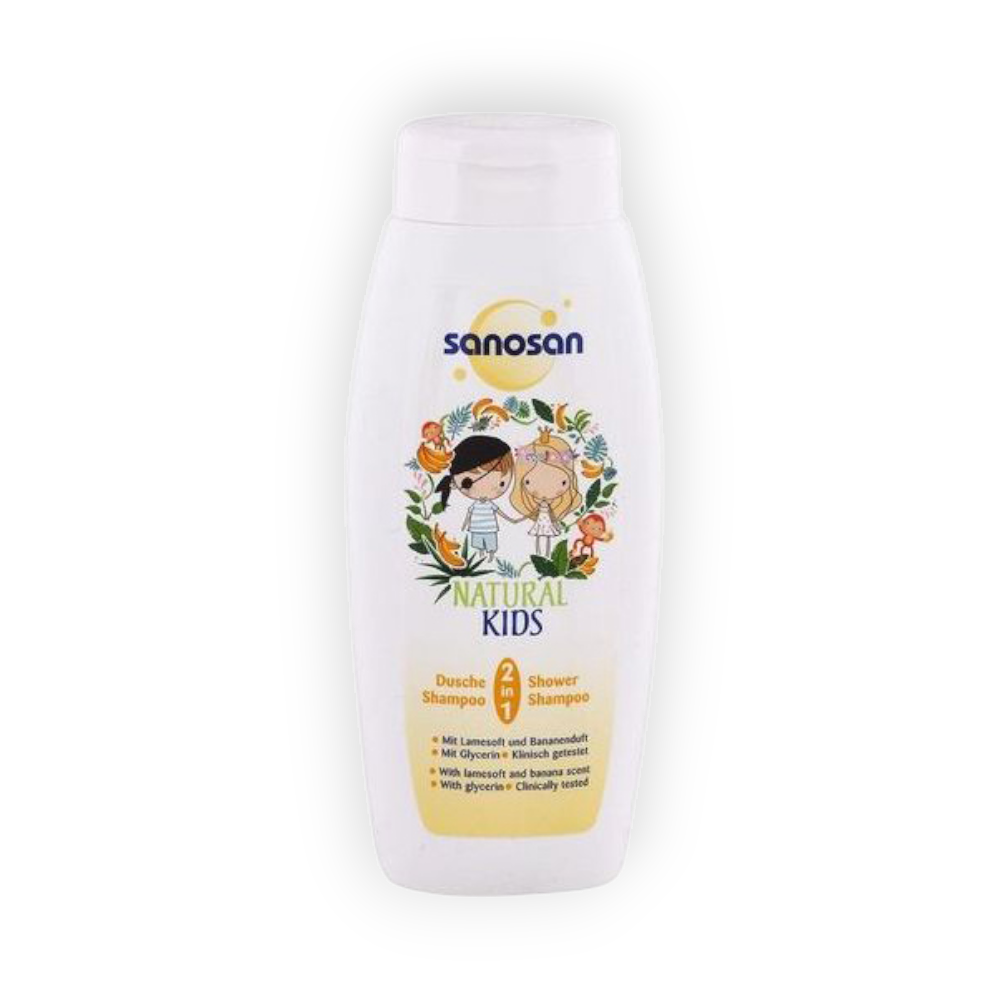 SANOSAN KIDS 2IN1 BANANA SHOWER&SHAMPOO 400ML