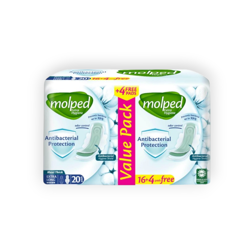 MOLPED EXTRA HYGINE MAXI THICK EXTRA LONG 20 PADS