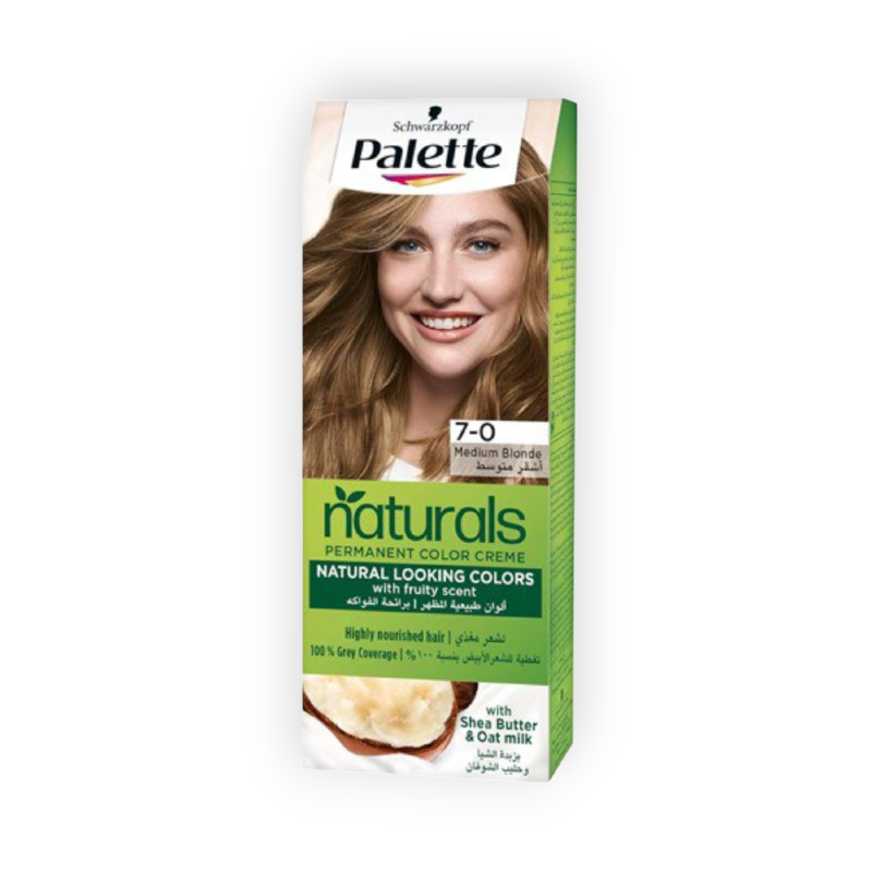 PALETTE NATURALS CREME 7-0