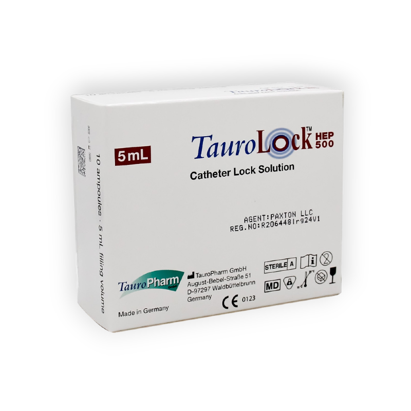 TAUROLOCK HEP 500  10 ML VIAL