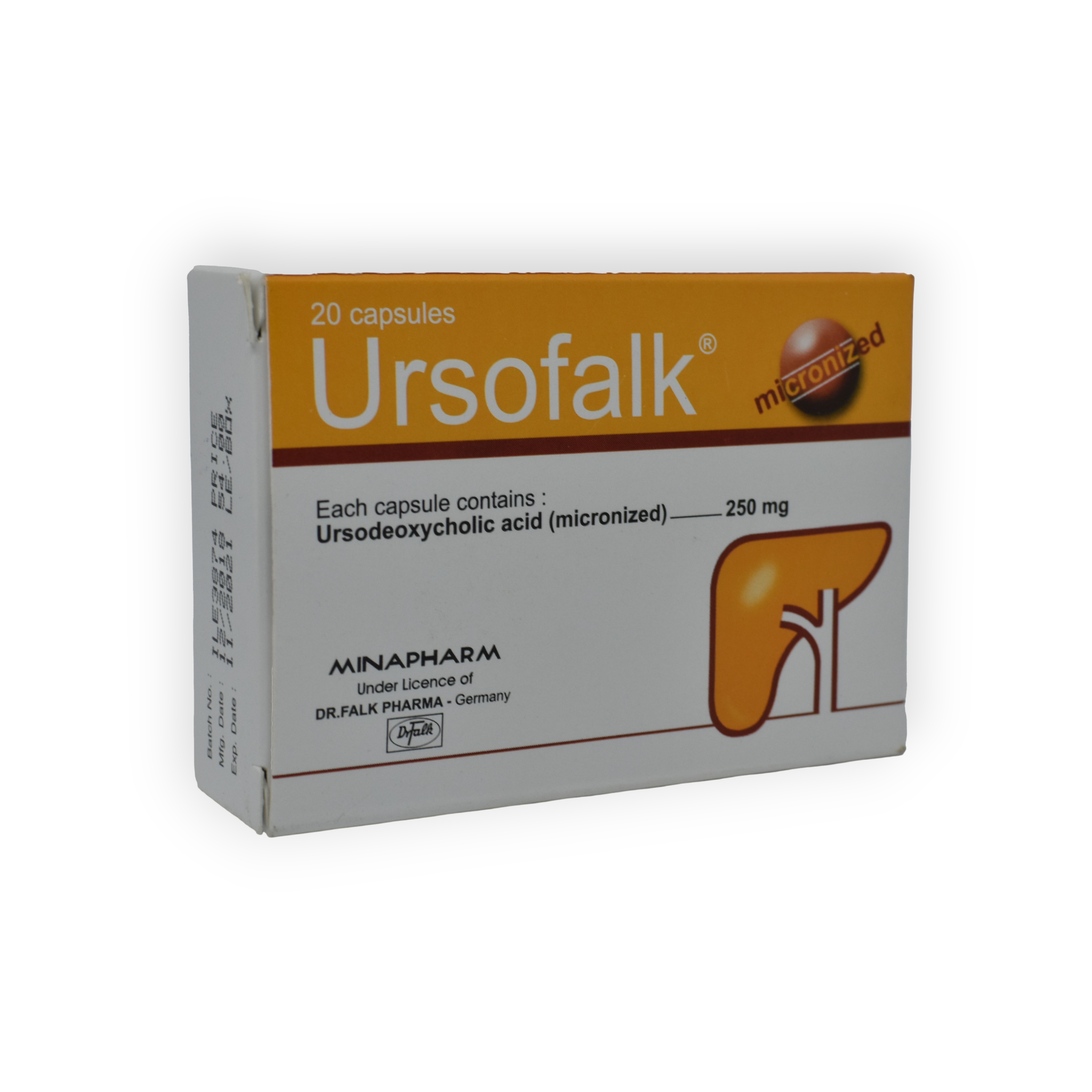 URSOFALK 250 MG 20 CAP