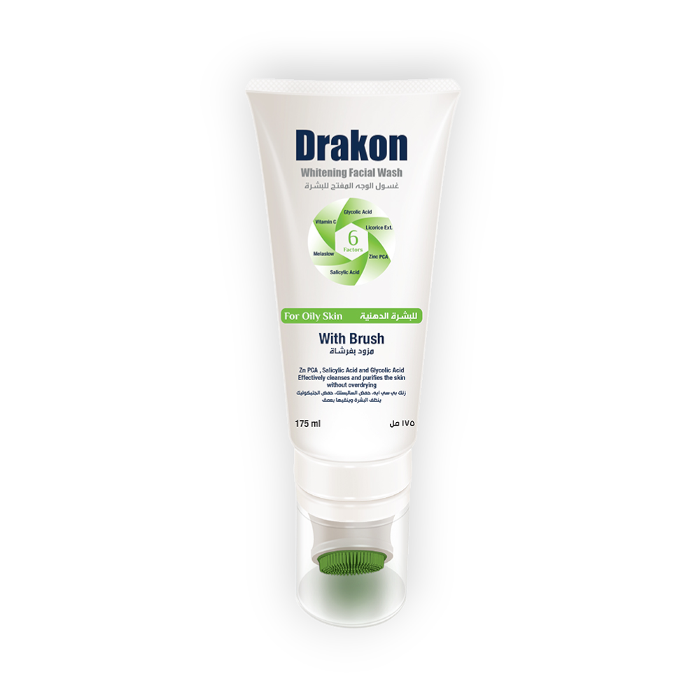 DRAKON WHITENING FACIAL WASH OILY SKIN 200ML