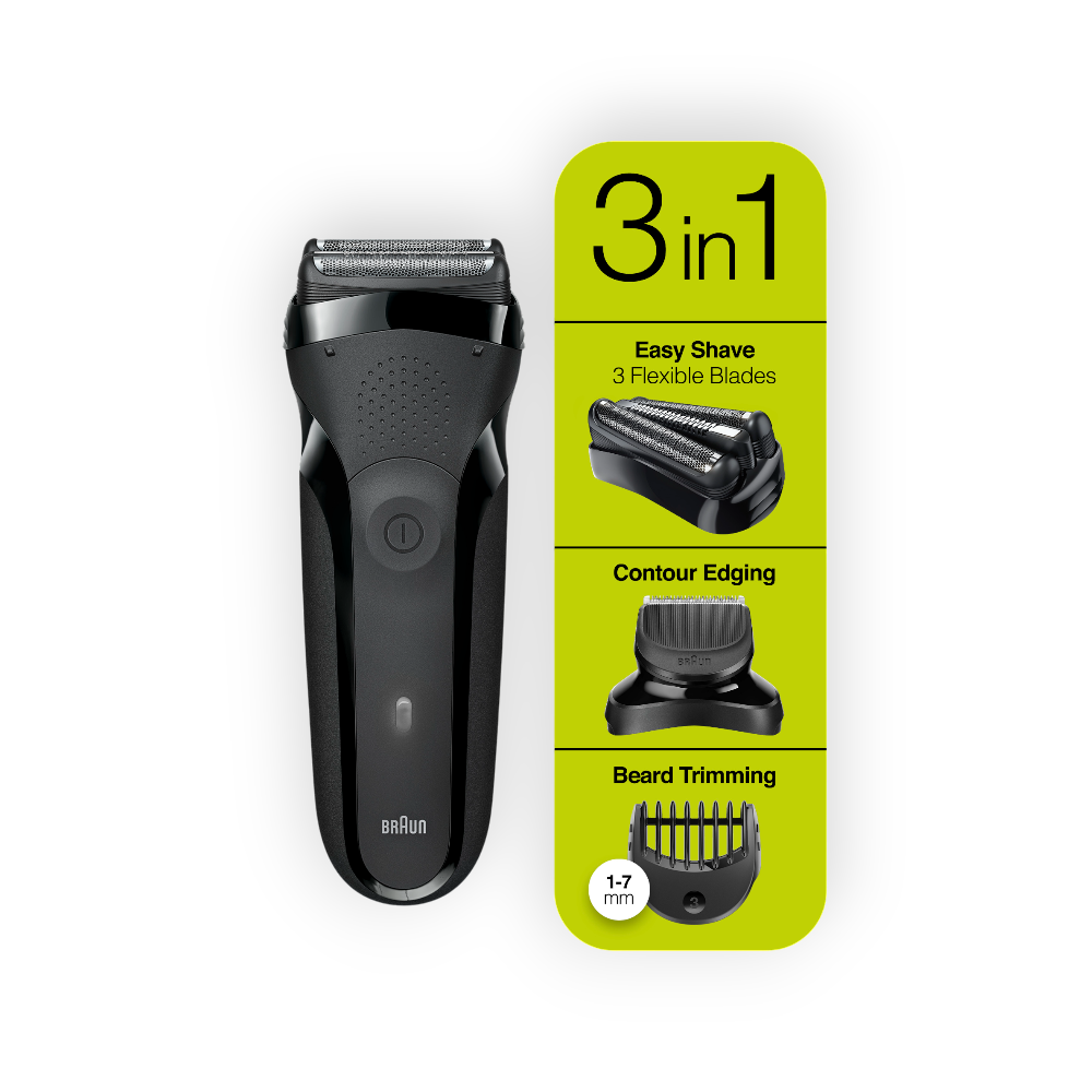 BRAUN S3 SHAVE & STYLE 300BT 6357