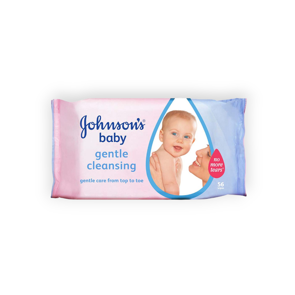JOHNSONS GENTLE CLEANSING BABY 56 WIPES